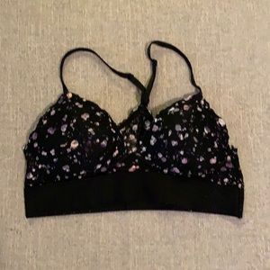 PINK floral bra with lifting cups